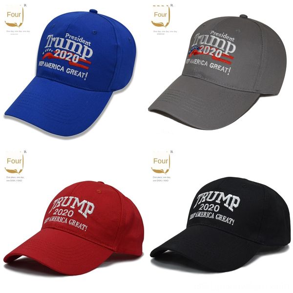 

g2mzk трамп бейсбол шляпа новый горячий 2020 президент cap открытый шляпа красный черный козырь выборы настройка кампании, Blue;gray