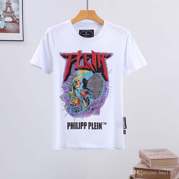 

2020ss spring and summer new high grade cotton printing short sleeve round neck panel t-shirt size: s-l-xl-xxl- color: black white 54, White;black