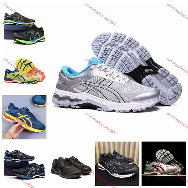 

xshfbcl 2020 gel--kayano 26 sports shoes for men women cloud white black oreo ultraboost 5.0 mens breathable sports roller shoes, Black;red