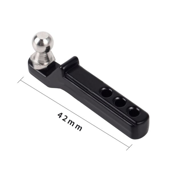 

1 pcs trailer hook drop hitch receiver accessories durable for 1/10 rc crawler bx