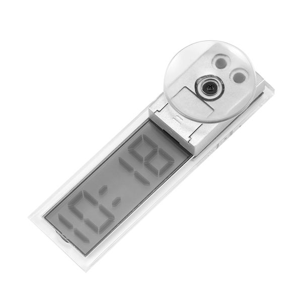 

mini electronic window clock suction cup car watch lcd display auto car interior ornament accessories