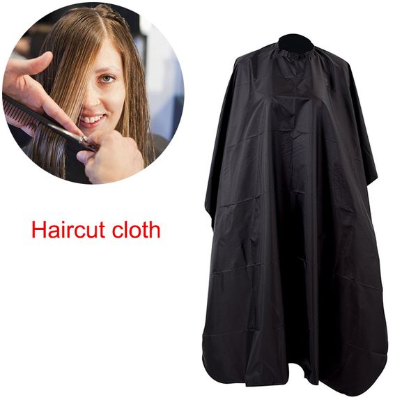 

handmade black salon barbers cape gown hairdressing hair cutting waterproof gown cloth xh8z ja03