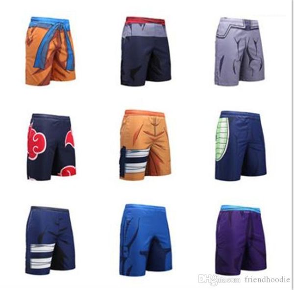 

pants fashion quick drying sports clothing summer relaxed designer beach apparel mens 3d print dragon ball short, White;black