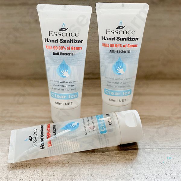 

new zealand essence hand sanitizer 75% alcohol anti-bacterial air dries without water added clear ice hand sanitizer portable 60ml d31705