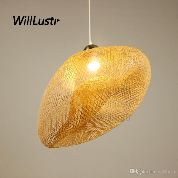 

willlustr irregular bamboo pendant light wood suspension lamp bicorne design lighting hanging lamp l restaurant nordic