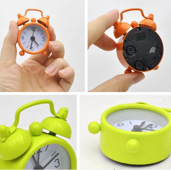 

creative alarm clock cute mini metal small alarm clock electronic small loud despertador reloj despertador
