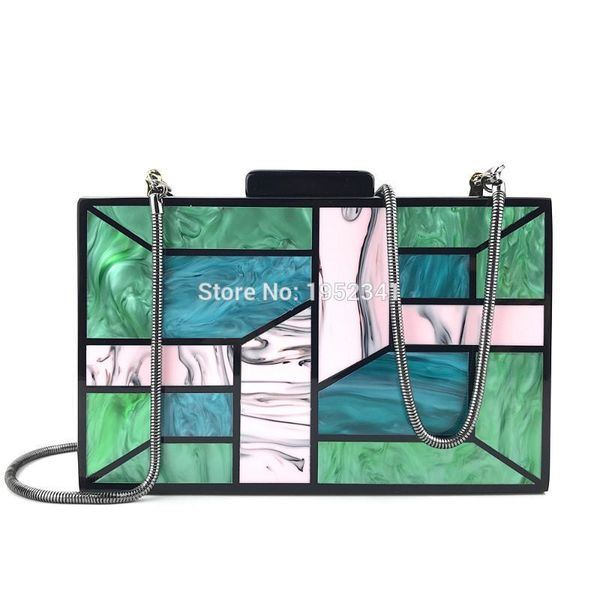

2020 new oc4117 wholesale fashion acrylic luxury bag , women designer party evening bag acrylic clutch purses