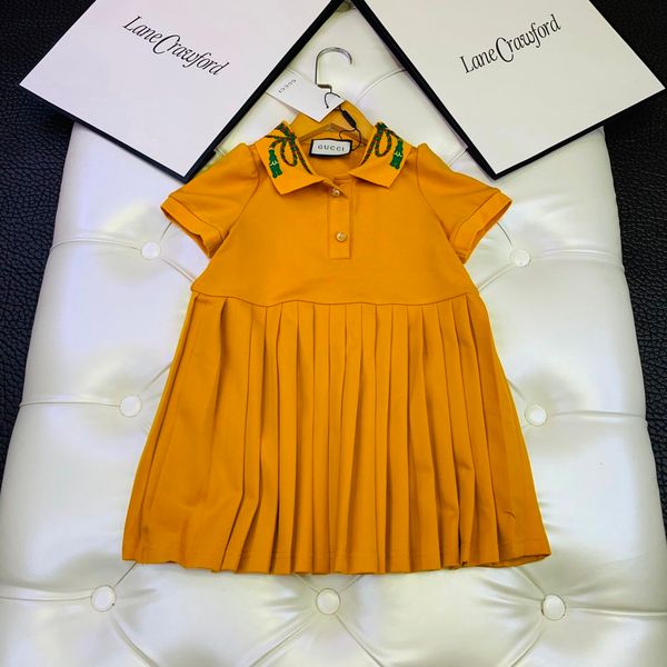 

2020 new children's dress20200105#07, Red;yellow