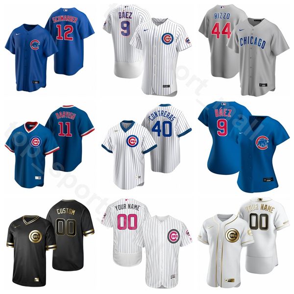 

baseball 40 willson contreras jersey 33 daniel descalso 86 pj higgins 85 trent giambrone 11 yu darvish men women kids custom name number, Blue;black