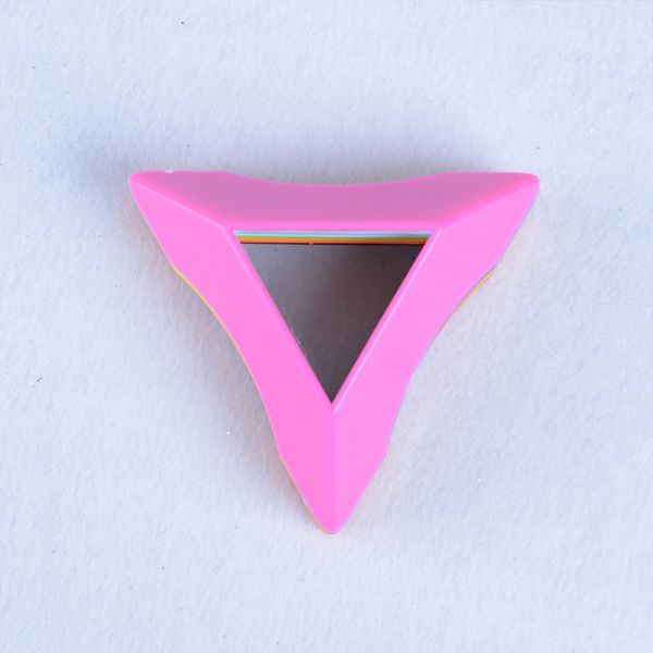 

1 pcs 7.5cm colorful funny triangle universal magic cube base holder frame stand tower accessories