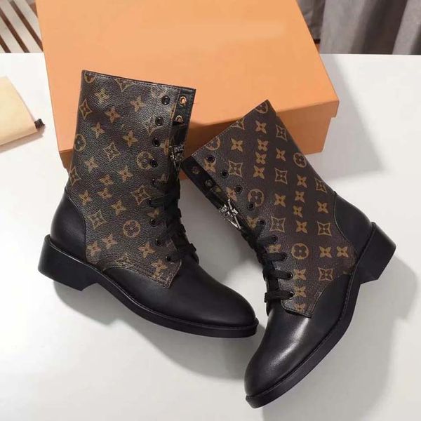 

fashion designer women boots star trail lace-up ankle boots with heavy-duty soles leisure lady boots by toy99 l2608, Black;grey