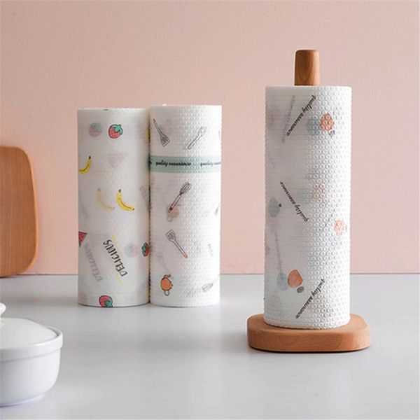 

disposable kitchen duster cloth printing deoiling dish paper washable cleaning cloth non-woven fabrics wash dishes wipe table fabric 0041