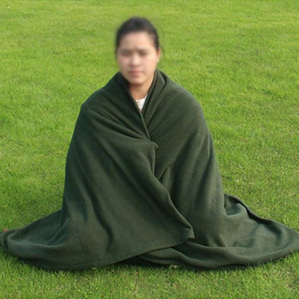 

polar fleece outdoor zipper soft sleeping bag travel spring camping portable winter liner warm ultralight blanket