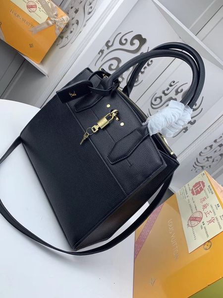 

#5963 5a l brand v city steamer handbag women crossbody bag handles lady shoulder bags fashion female totes cross body bag 53031