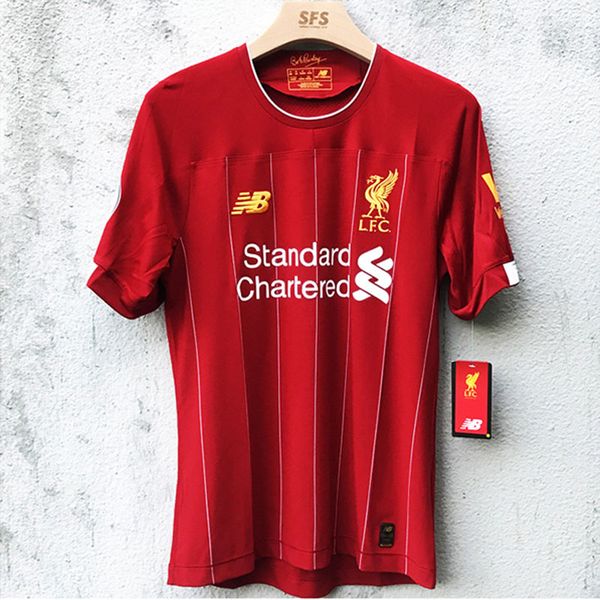 

19 20 liverpool 13 men hirt euro ize 4xl 100 occer jer ey  alah virgil a becker mane firmino home away third gk, Black
