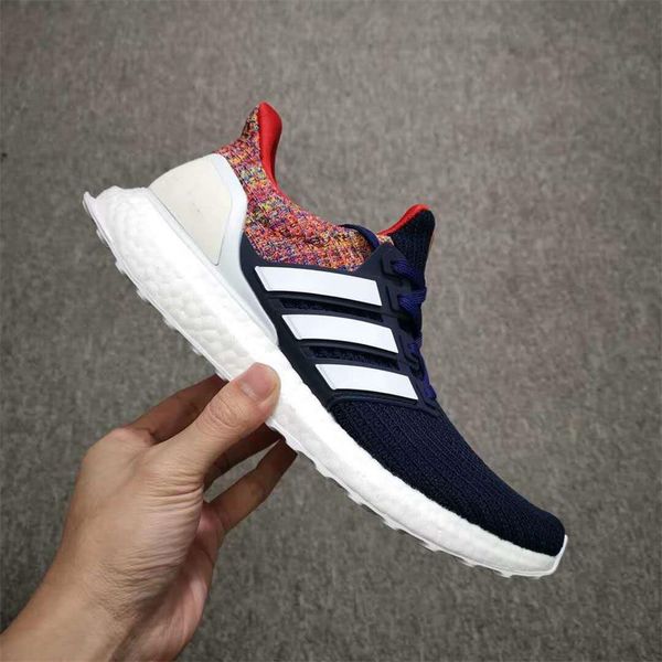 

aÃ°idas ultra boÃ²st 4.0 ub 3.0 trainer boosts ultraboost primeknit china red silver grey sneakers sports running shoes 111904, Black