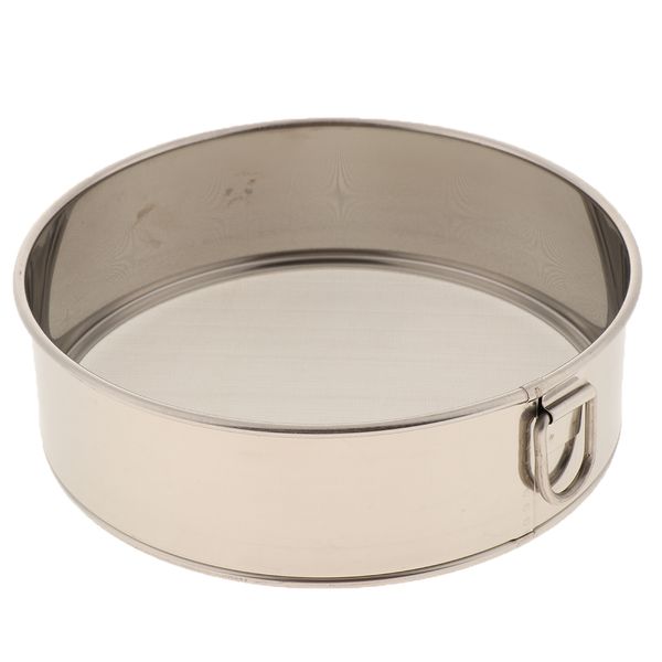 

stainless steel professional round flour sieve strainer with 60 mesh
