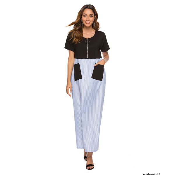 

женское дизайнерское летнее сшитое платье 1nti, Black;gray