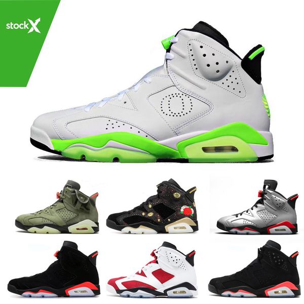 

oregen stock x 6 6s black cat basketball shoes mens new bred old black infrared travis scotts reflective bugs bunny shoes sneakers 7
