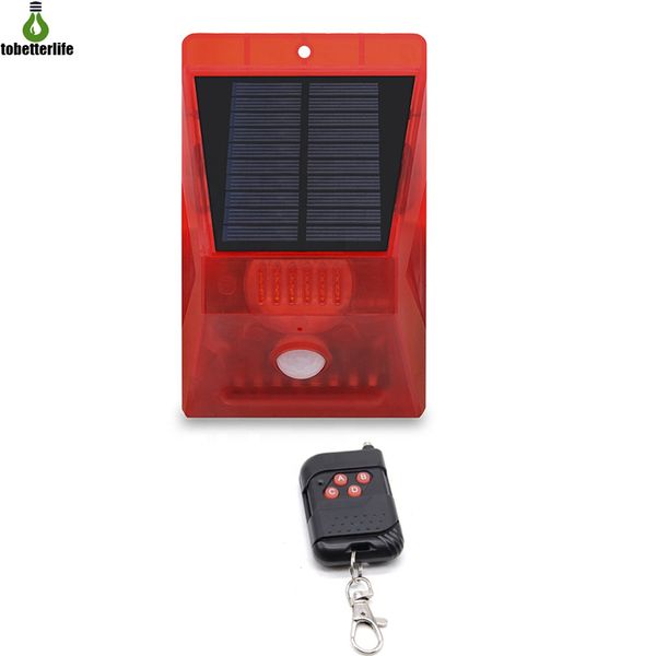 Güneş Alarmı Işık Orchard Anti-Hırsız Alarmı 24-Saat Ses ve Işık 4 Modları Uzaktan Kumanda ile 8 LED Güneş Uyarı Işığı