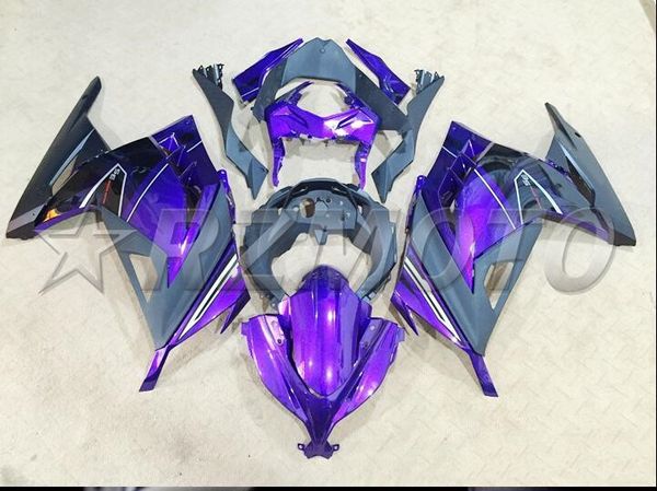 

new injection abs motorcycle bike fairings kits fit for kawasaki ninja 300 ex300 2013-2017 ninja 300 13 14 15 16 17 set custom purple