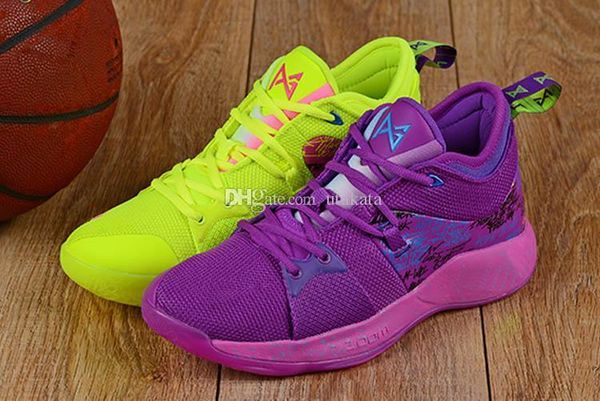 

shipping athletic pg 2 confetti what the basketball shoes paul george sneakers shoes size 40-46