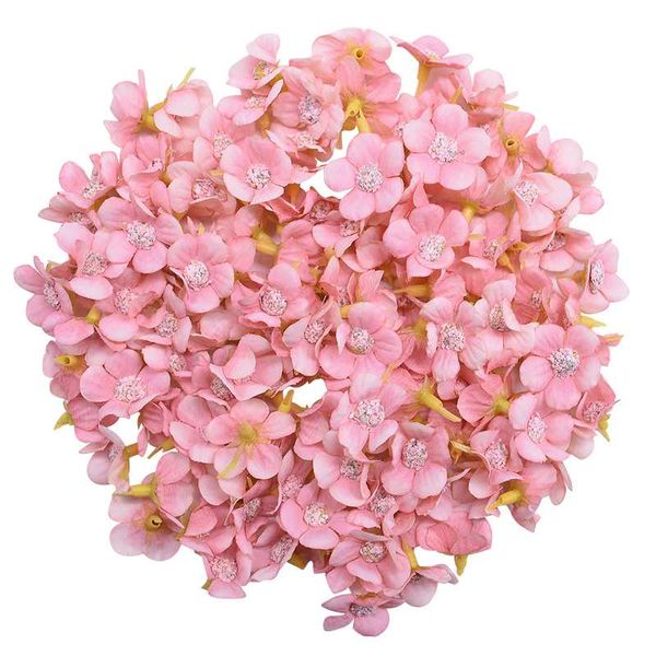 

50pcs mini flower heads artificial daisy flowers for home decor handmade flowers diy wreath wedding headdress accessories