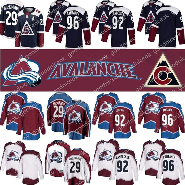 

2020 колоѬадо велан виеѬов 29 наан маккиннон 92 ландекђг 96 микко rantanen пѬоиого, Black;red