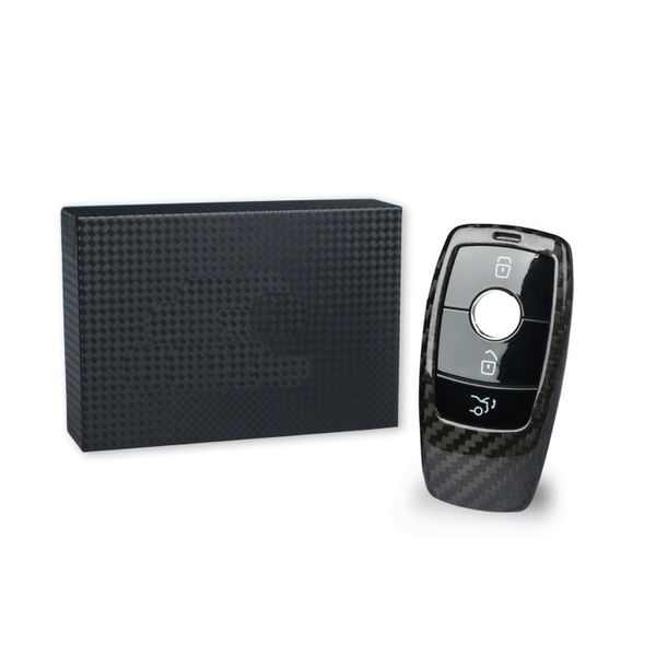 

for benz e class car-styling new carbon fibre remote key case cover holder