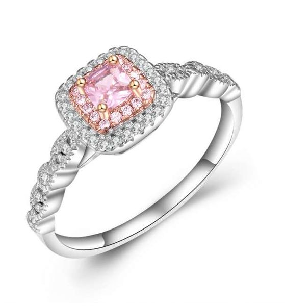 

женщины мода кубического циркония кольца моды циркон изящных ювелирных изделий пара кольца моды знак любви высшего качества новый бренд, Golden;silver