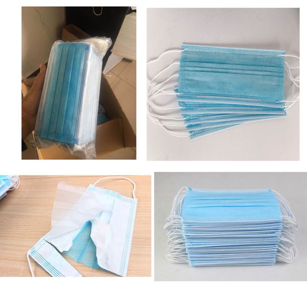 

disposable face mask dhl immediately disposable face masks with elastic ear loop 3 ply breathable for blocking dust air anti-fog mask