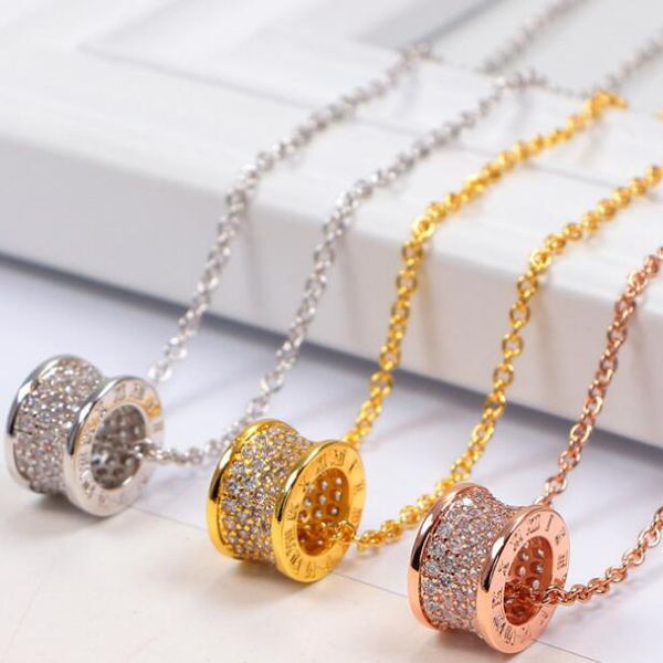 

brand new 18k золото серебро белого золото титан сталь римской цифра круг кулон ожерелье ювелирных изделия ожерелье подарок кристмас, Silver