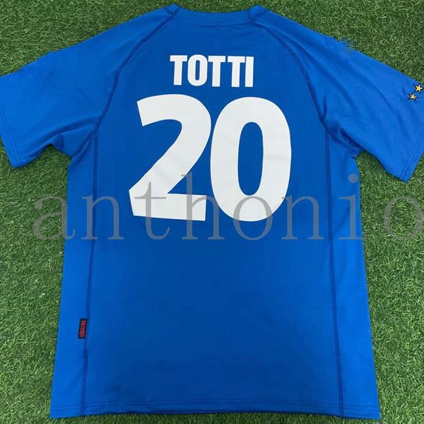 

1982 retro italys soccer jerseys maglie rossi 20 g. dossena 10 conti 16 totti del piero 1998 maillot de footbol shirts quality thailand foot, Black;yellow