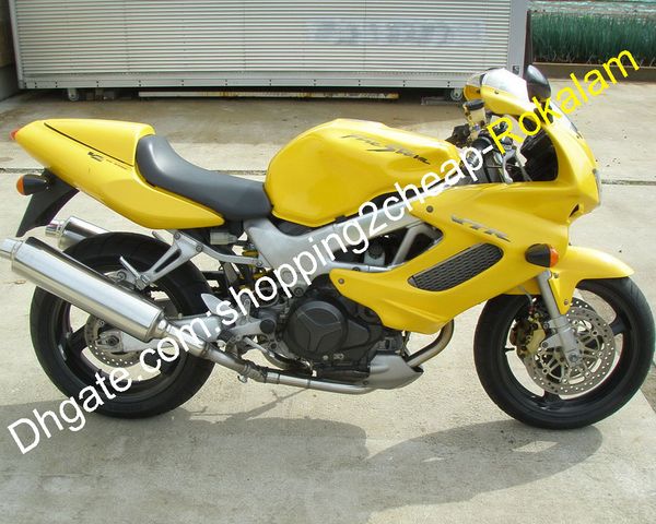 

yellow cowling for honda motorcycle vtr1000f vtr 1000f 1000 f 97 98 99 00 01 02 03 04 05 moto accessories fairing parts