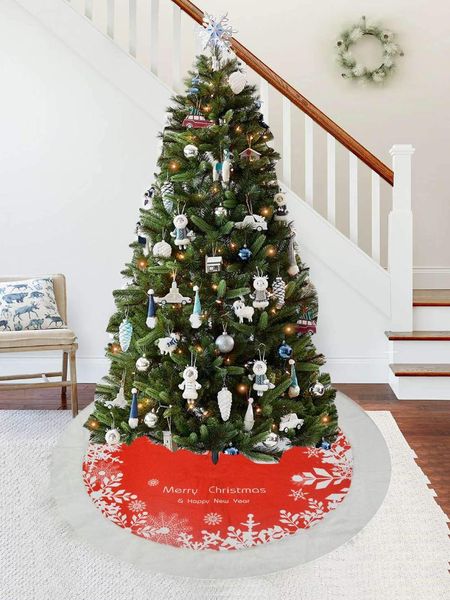 

christmas decorations christmas tree skirt tree skirt high-end embroidered supplies