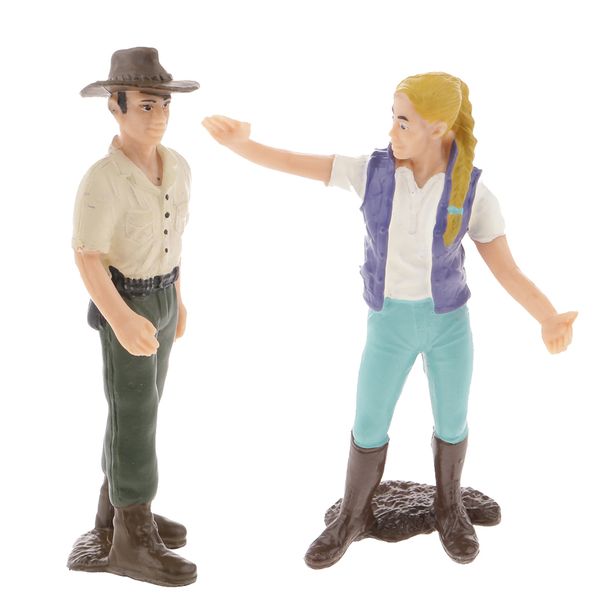 

realistic female farmer people figurine model figure kids toys collectibles