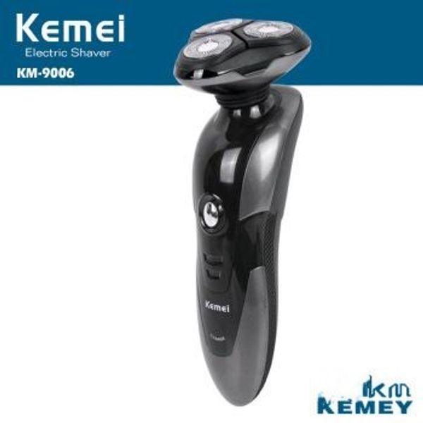 

kemei km-9006 men's shaver rechargeable electric shaver 3d washable delivery shaver ing