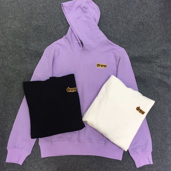 

Вышивка Drew House Толстовки Мужчины Женщины Джастин Бибер Осень Зима Пуловер Лучшее