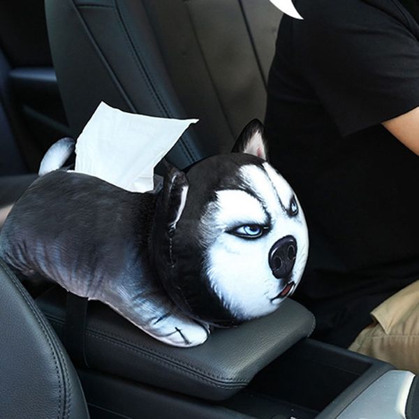 

car armrest box tissue box creative cartoon cute tissue car interior products accessories universal