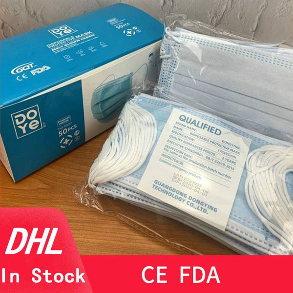 

exported to europe 3 layers disposable face masks with ce double certification u.s. fda mouth mask certificate spot in stock