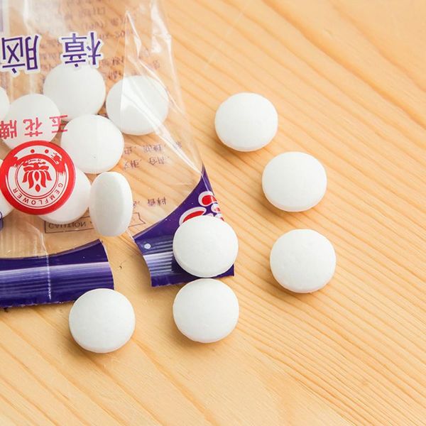 

new 20pcs/bag wardrobe odor removal insect-resistant moth-proofing natural camphor ball drawer deodorizer naphthalene mothball