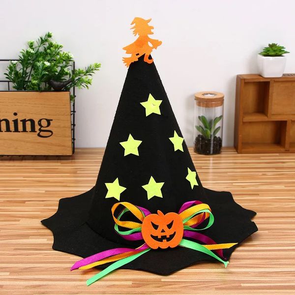 

wizard hat hats beautiful nonwoven fabric halloween decor l kids costume party witch hat cosplay bar props gift creative