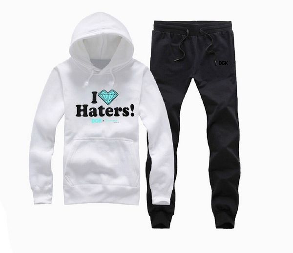 

s-5xl hip hop mens set matching couple hoodies pants sports skateboard pullover suit men color-block clothes, Black
