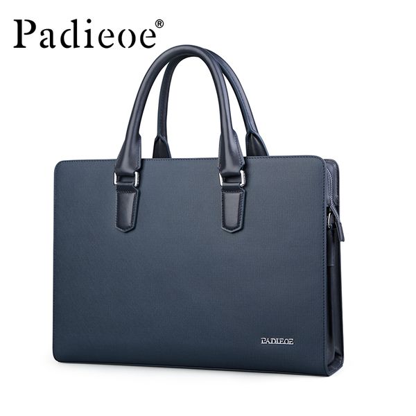 

padieoe men bag briefcase leather computer bag messenger handbag purses jobs genuine leather
