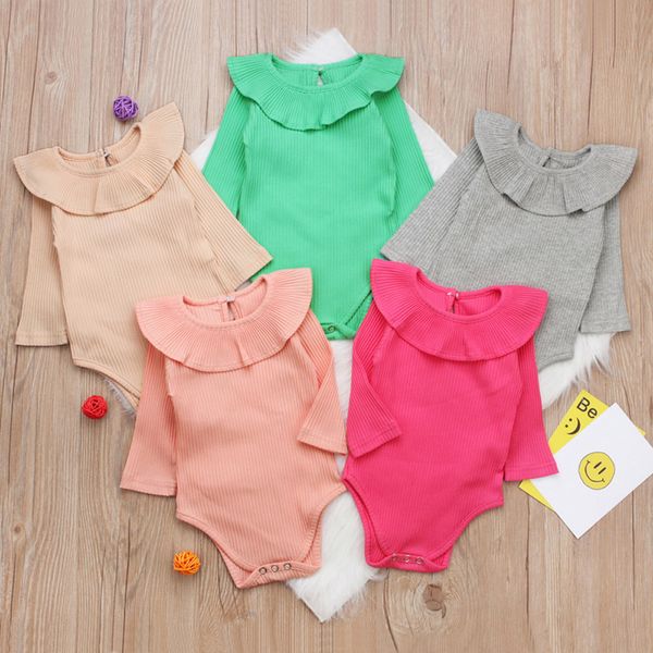 

summer baby girl rompers spring princess newborn baby clothes for girls boys long sleeve jumpsuit kids baby outfits clothes, Blue