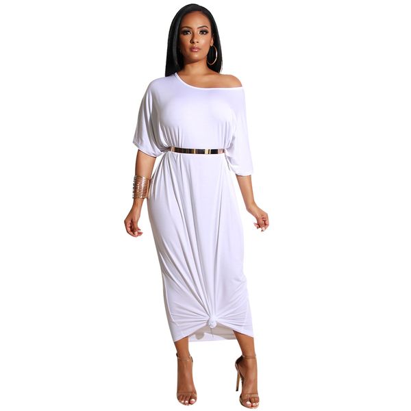 

женщины лето весна платья 2018 разнообразие носить половина рукава свободные платья твердые сексуальные женские платья nb-972, Black;gray