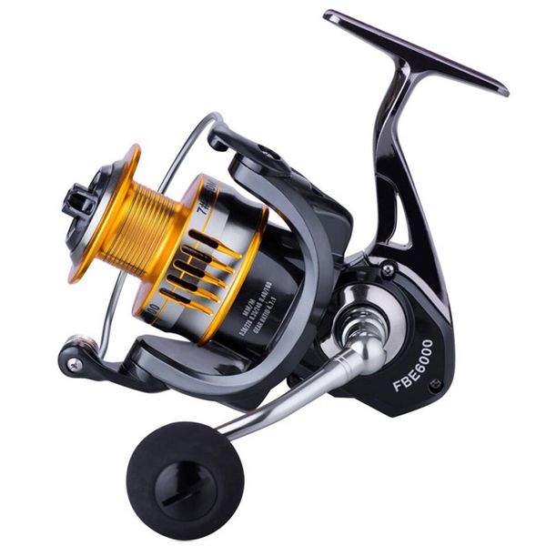 

2020 new all metal fishing reel fbe 2000-7000 series spinning reel aluminum spinning fishing lure drag power carp reels