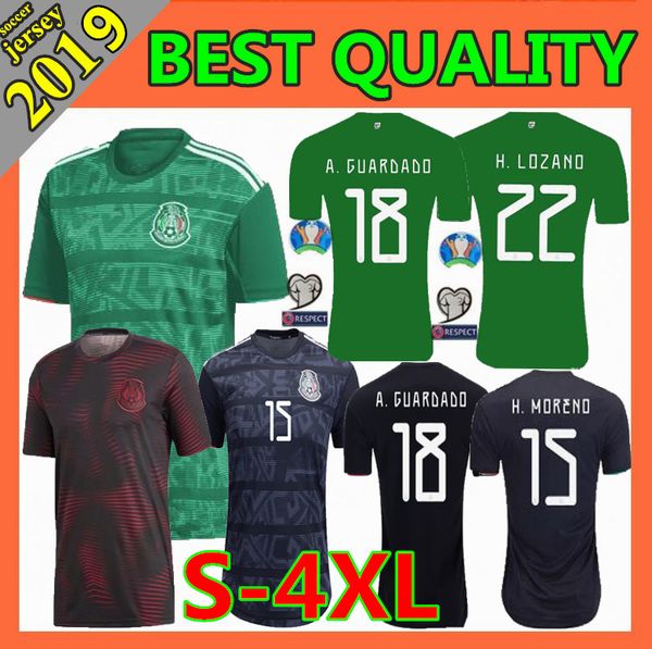 

Size 4xl 2019 gold cup america mexico 19 20 men occer jer ey chicharito h lozano marquez do anto football hirt