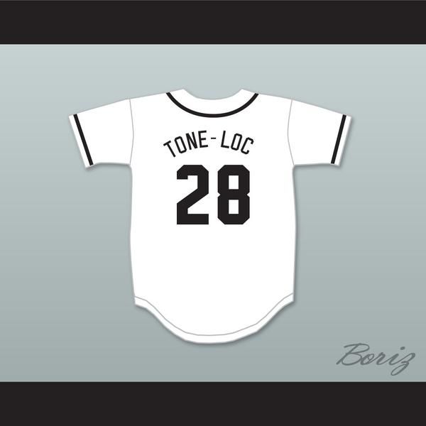 

Tone Loc 28 Salamanders Baseball Jersey 1st Annual Rock N' Jock Diamond Derby
