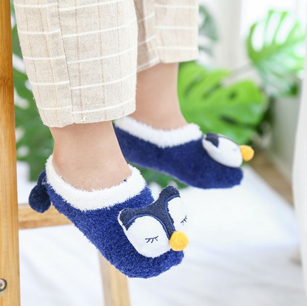 

winter baby girl socks newborn animal cartoon baby socks shoes slippers boots soft warm coral fleece indoor infant socks, Pink;yellow